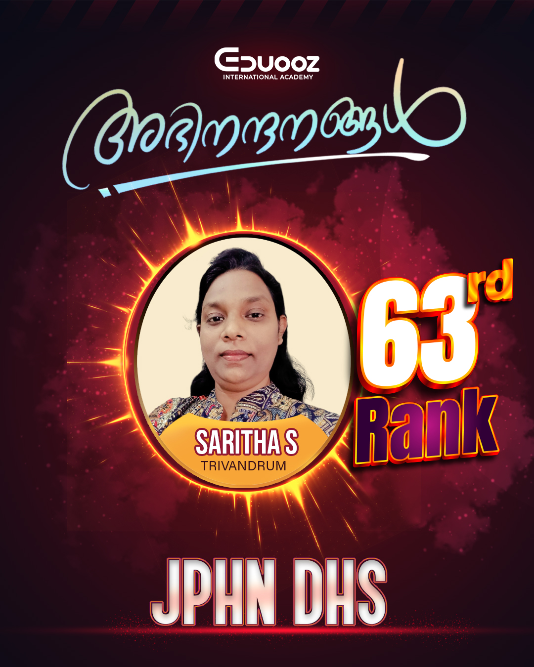 Rank holder portrait: 63 Saritha s JPHN DHS.jpg